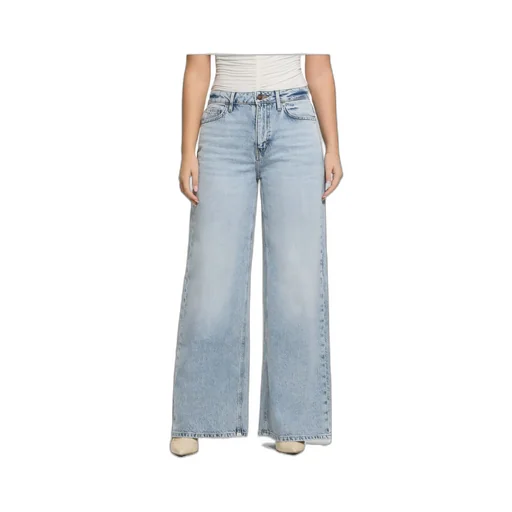 Logo-Appliqué Wide-Leg Jeans