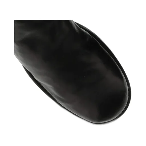 Zip-Up Heeled Leather Boots