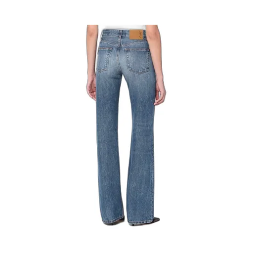 High-Waisted Flared Jeans