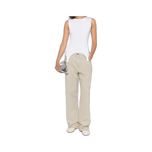 Frayed Denim Trousers