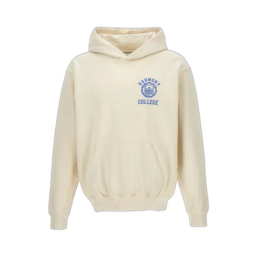Logo-Printed Long-Sleeved Hoodie