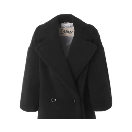 Double-Breasted Teddy Coat