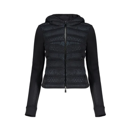 Long-Sleeved Hooded Down Jacket