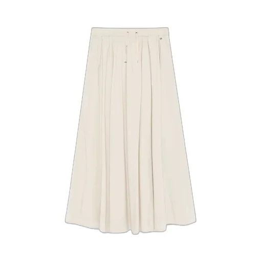 Drawstring Pleat Detailed Skirt