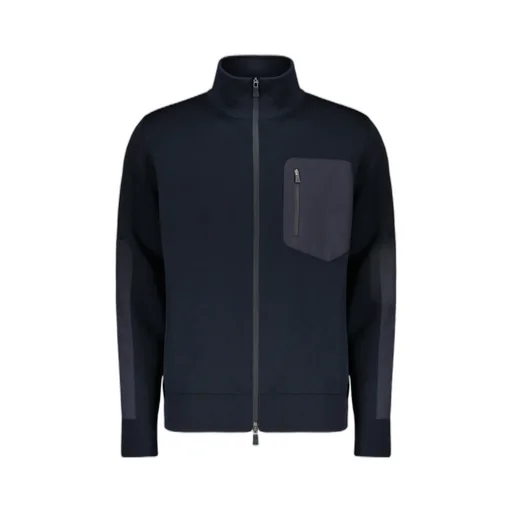 Stand-Up Collar Zip-Up Cardigan