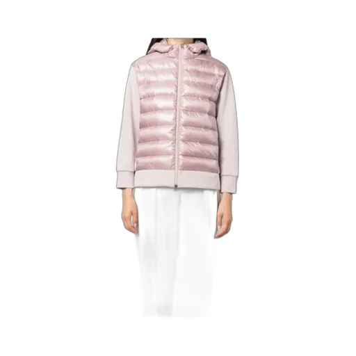 Padded-Panels Hooded Jacket