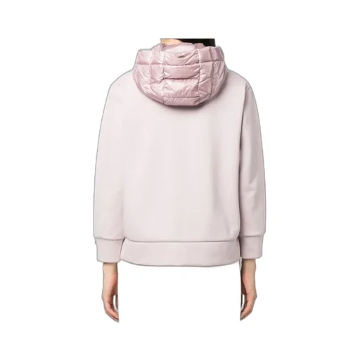 Padded-Panels Hooded Jacket