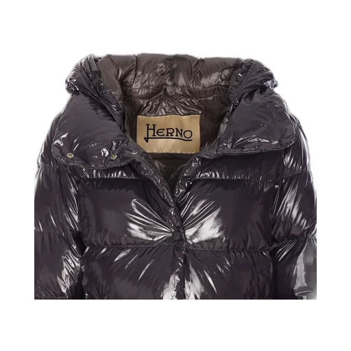 Hooded Medium Down Jacket