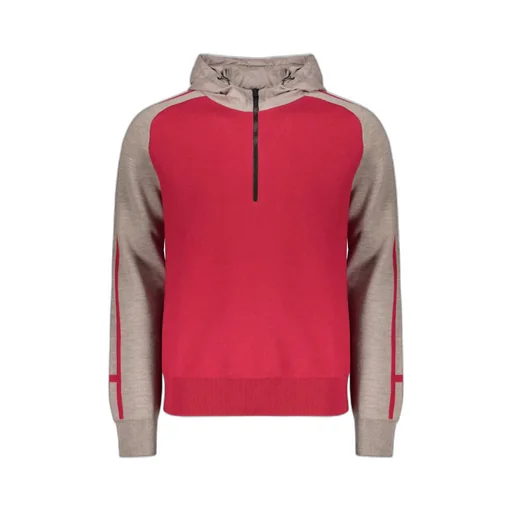 Zippered Knit Sweatshirt