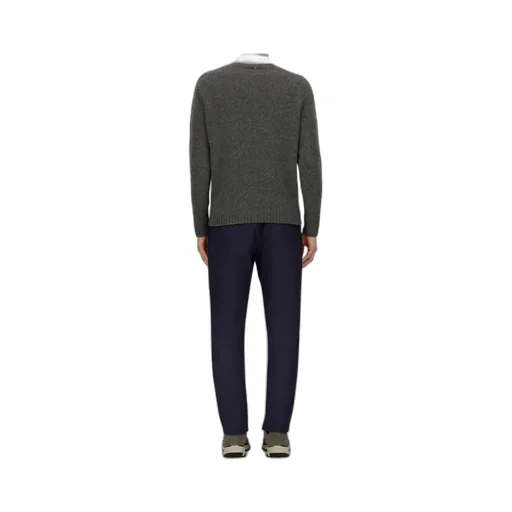 Ribbed Crew-Neck Sweater