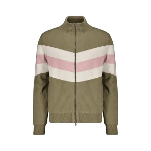 Stand-Up Collar Zip-Up Cardigan