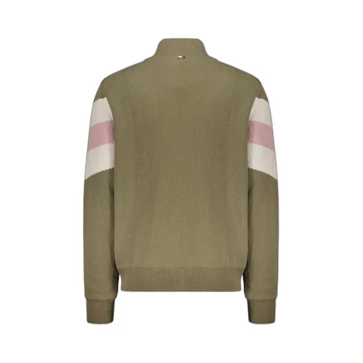 Stand-Up Collar Zip-Up Cardigan