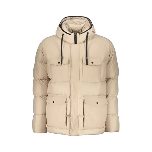 Adjustable-Hood Padded Jacket