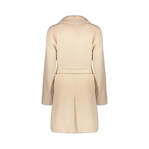 Long-Sleeved Belted Coat
