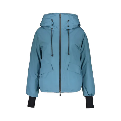 Zip-Up Hooded Down Jacket