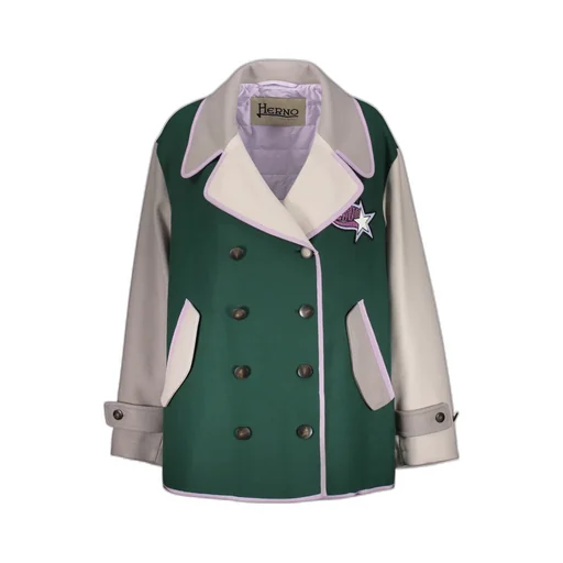 Double-Breasted Wide-Collar Jacket