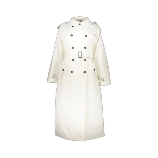 Double-Breasted Padded Trench Coat