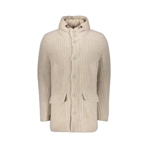Button Hooded Jacket