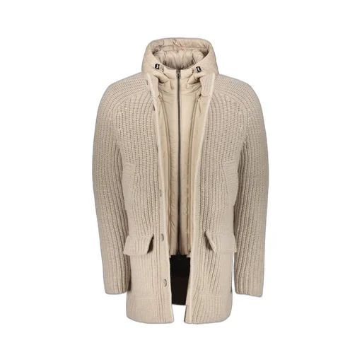 Button Hooded Jacket