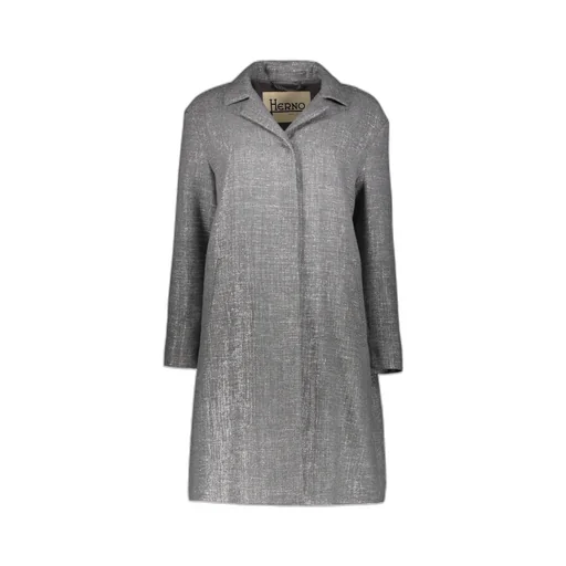 Long-Sleeve Buttoned Coat