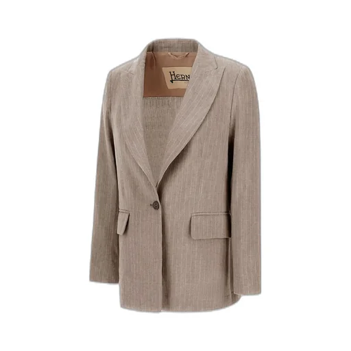 Single-Breasted Tailored Jacket