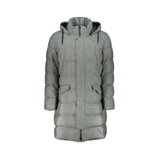 Adjustable-Hood Padded Coat