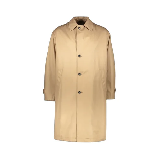 Classic-Collar Buttoned Coat