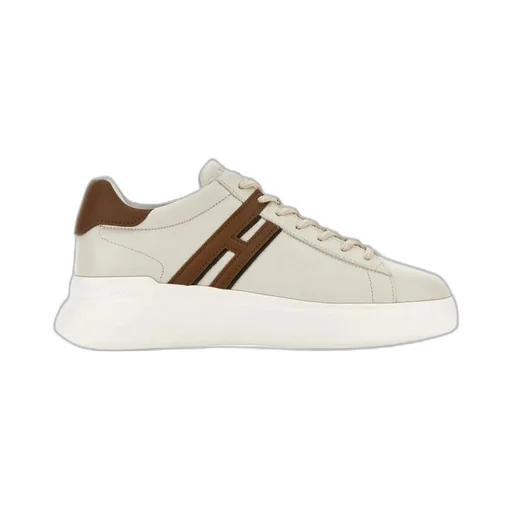 H580 Logo-Detail Leather Sneakers