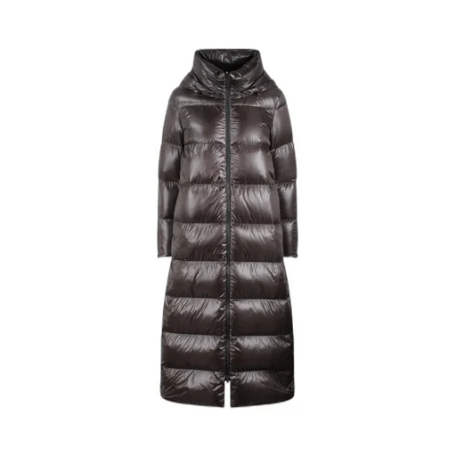 Zipped Hooded Long Jacket