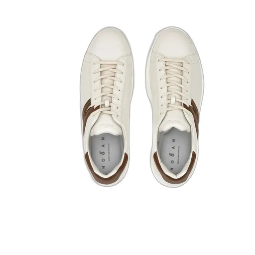 H580 Logo-Detail Leather Sneakers