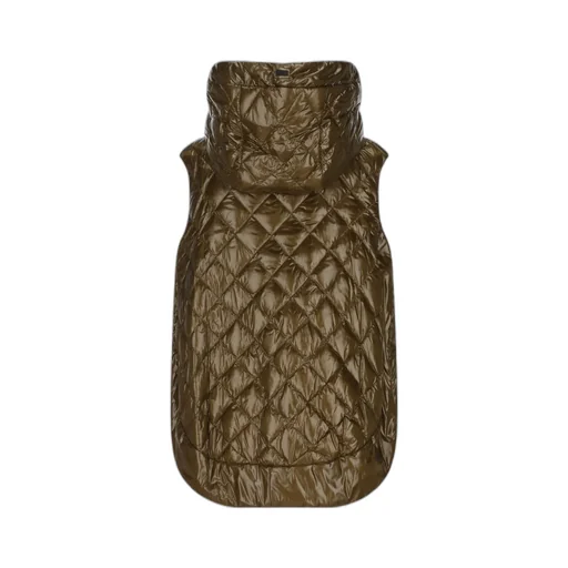 Quilted Sleeveless Hooded Coat