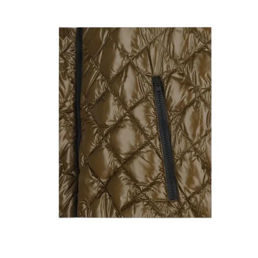 Quilted Sleeveless Hooded Coat