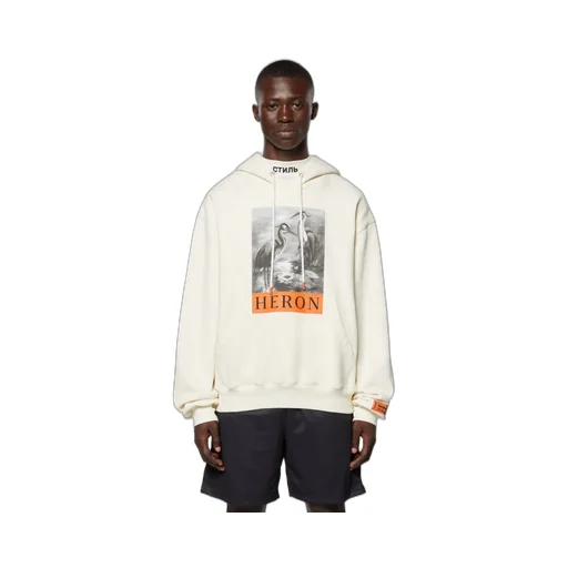 Logo Printed Drawstring Hoodie