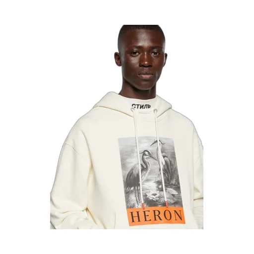 Logo Printed Drawstring Hoodie