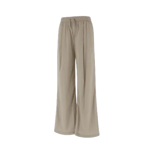 Drawstring Wide-Leg Trousers