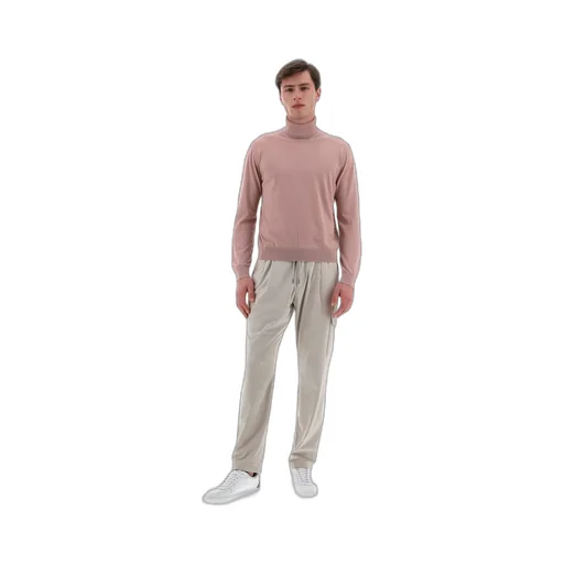 Drawstring Straight-Leg Trousers