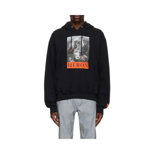 Logo Printed Drawstring Hoodie