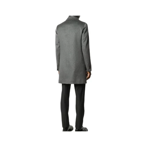 Single-Breasted Layered Coat