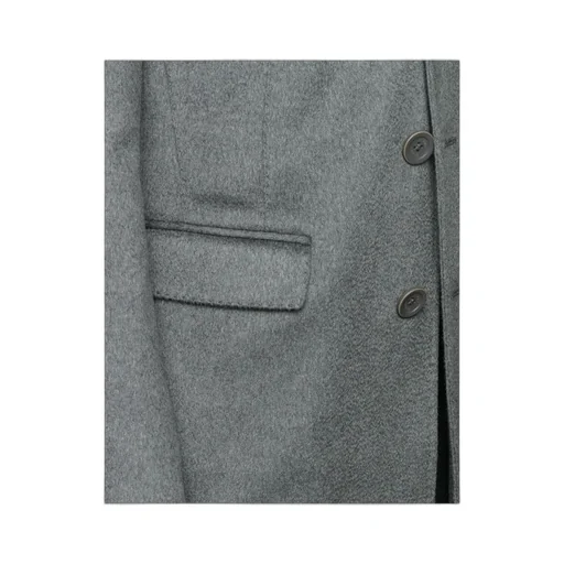 Single-Breasted Layered Coat