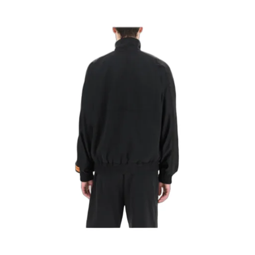 Logo Patch Zipped Jacket