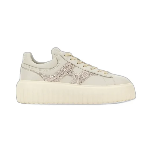 H-Stripe Platform Lace-Up Sneakers