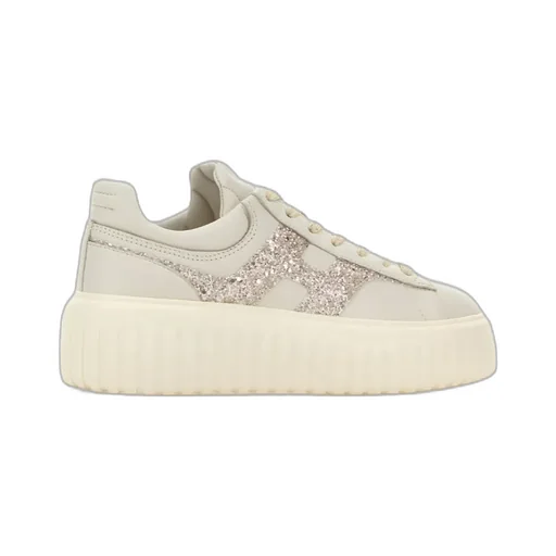 H-Stripe Platform Lace-Up Sneakers