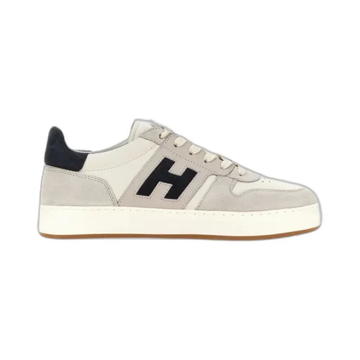 H-Stripe Lace-Up Sneakers