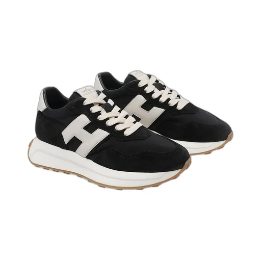 Logo Patch Lace-Up Sneakers