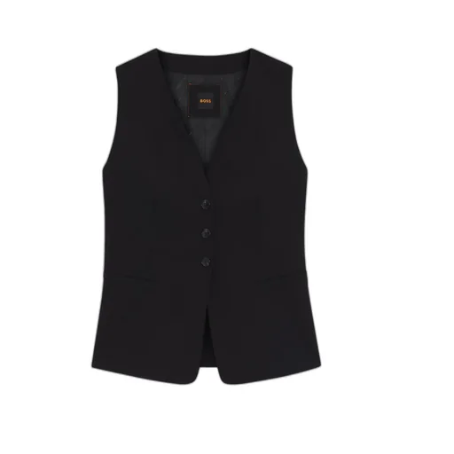 Button-Up V-Neck Waistcoat