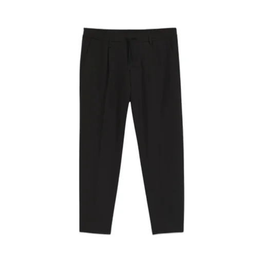 Drawstring Tapered Fit Trousers