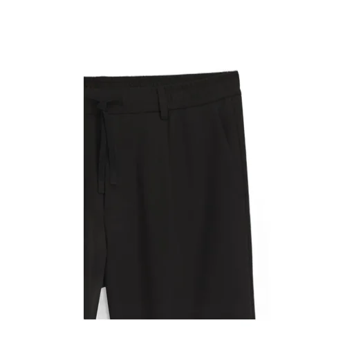 Drawstring Tapered Fit Trousers