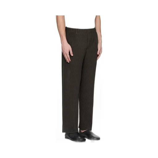 Pleated Wide-Leg Trousers