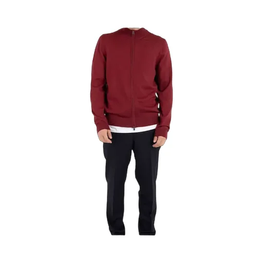 Long-Sleeved Wool Knit Sweater