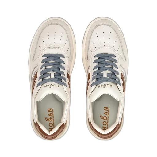 Logo Patch Lace-Up Sneakers